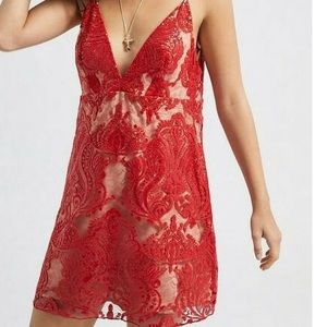 Free people sequin mini dress